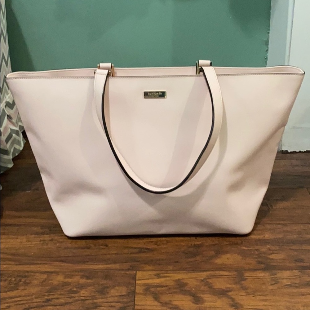 Kate Spade Blush Pink Large Tote Purse w/Dust Bag